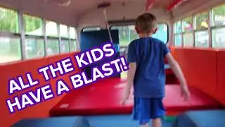 THROW THE BEST BIRTHDAY EVER | Monkey Movers Gym Bus