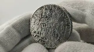 8 Reales Columnario 1768 Mexico MF Carlos III