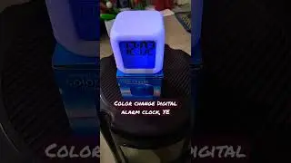 Color Change Digital Alarm Clock || Yankie Enterprises 🎉🎉