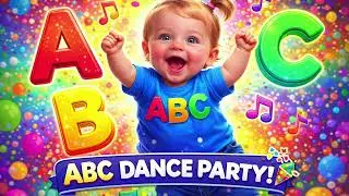 ABC Dance Party 🔤👶 | Fun Alphabet Dance Song | Kids Music