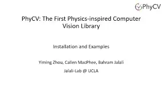 PhyCV: Installation and Examples