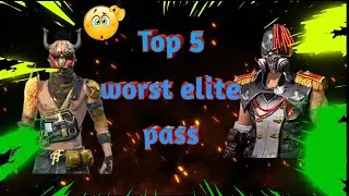 Top 5 worst elite pass in freefire / ff mobile gameplay