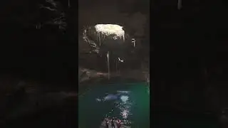 Jumping 100 ft into the underwater hole #best_of_life #foryou #trending #viral #jumping