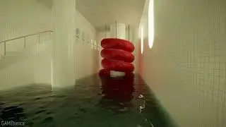3 Hour - Pools - Large Pool Room with Red Slide Ambience