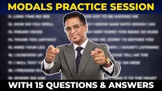 Modals Verbs English Grammar Practice Session | 15 Modal Verbs Questions