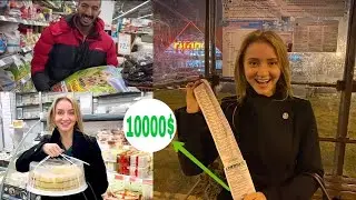 اديت لكريستينا فرصة تختار اى حاجة من الماركات فى ١٠ دقايق🤭 ونهاية متوقعة طبعا😞😂