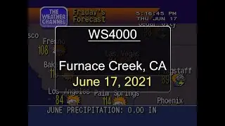 WeatherStar 4000 Simulated - Furnace Creek, CA - June 17, 2021