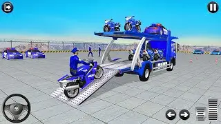 Police Bike Transport Truck - Police Transport Game - Police Bike Game Video - Android gameplay
