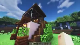 minecraft beautiful modern house tutorial // easy to build // mcpe .