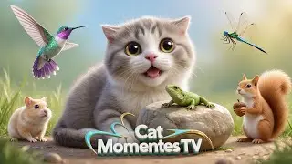 Cat Moments TV | Animals Moving with Wind for Cats &ndash; Garden, Forest & Water Ep.112