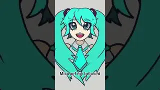 Drawing Miku Stickers &bull; #art #drawing #hatsunemiku #fanart #sticker #digitalart #vocaloid #mikuart