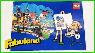 Rare LEGO Coloring Book From 1982! 12V Trains and Fabuland?