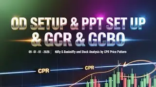 09 - 01 - 2026 NIFTY & BANKNIFTY AND STOCK ANALYSIS BY CPR PRICE PATTERN