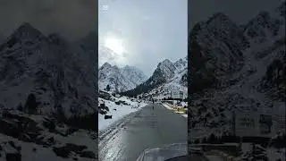 Andrab lake frozen lake winter ❄️ snow fall 2026 ❤️. #quran #viral #winter #2026 #snow #kalam