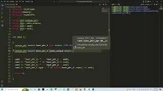 syntax for unique_ptr in c++ and use of c++filt
