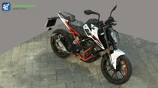 3D model of a KTM Duke 125 generated with ContextCapture