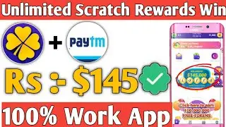 Unlimited Scratch Card Rewards Win || Lucky Everyday App || 100% Proof || #YT_income