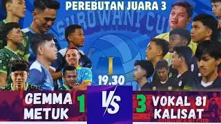 FINAL VOLI SUROWANI CUP PEREBUTAN JUARA 3‼️GEMMA METHUK VS VOKAL 81 KALISAT‼️ FULL PERTANDINGAN‼️