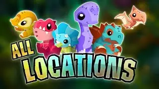ALL Birthday Hunt Dinosaur Plushie LOCATIONS | Animal Jam Scavenger Hunt