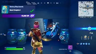 Fortnite - Destroy Slurp Barrels (Slurp On Ice Challenges)