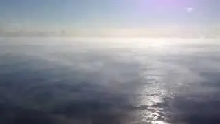 A cold mist over Lake Ontario