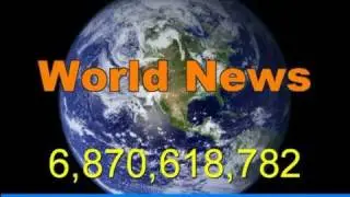 A World Population Clock in the World News