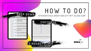 How to do? I Interaktionen & Eingabefelder auf einem Arbeitsblatt erstellen I Step by Step erkl&auml;rt!