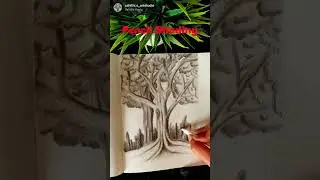 Day 7/7 : Tree Art Series - All Styles Combined 🌳 | #shorts #art #drawing #painting #artist #draw