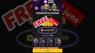 New Update Daily combo pixeltap pixelverse Free 6M point' #pixeltap #pixelverse #dailycombo