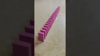 От 1 до 100 домино (розовые)