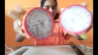 Cutting dragon fruit  tutorial