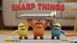 SHARP THINGS | (Official Music Video) | A Funny Ska Punk Song for Kids