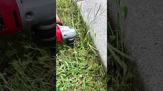 🔥Easily turn your grinder into a lawn mower #shorts #tips #tricks