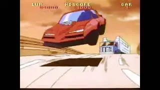 ROAD BLASTER (1985) - GAMEPLAY 