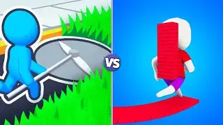 Bridge Race Gameplay Vs Strimmer Master | Gameplay&rdquo;Android,iOS