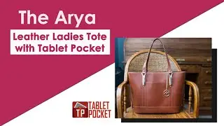 Leather Ladies' Tote with Tablet Pocket - THE ARYA | McKleinUSA