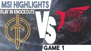 GG vs PSG Highlights Game 1 | MSI Play ins 2023  Day 6 | Golden Guardians vs PSG Talon