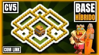 MELHOR LAYOUT CV5 COM LINK 2025 [DEFESA + FARM] Layout Cv5 H&iacute;brido | Best TH5 Base - Clash of Clans