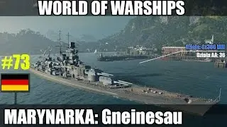 World of Warships - Gneisenau VII tier gameplay pl