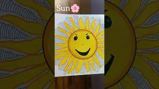 s for sun drawing for kids 😊🌸❤️ #drawing #viral#art #mycreativemypassion #kidsvideo #ytshorts#shorts