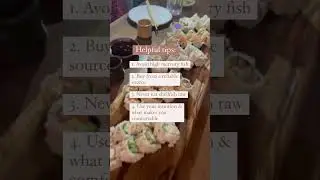 SAFE SUSHI orders during pregnancy!!