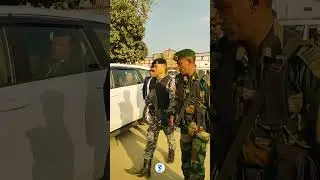 Central reserve police force Commando on duty time swag #crpf#tsr#motivation#status#dharmanagar