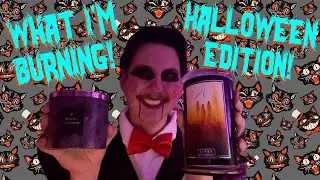 🎃HALLOWEEN SPECIAL!👻What im Burning! | Kringle Candle | Homeworx | Yankee Candle | Goose Creek