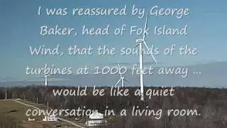 Voices of Vinalhaven, Maine: wind turbine noise Part 1
