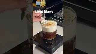 Mont Blanc Coffee #coffee #montblanccoffee #coffeerecipe #homecoffee