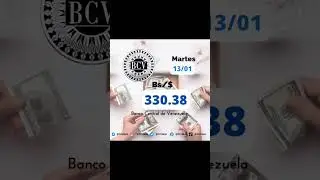 📰📰📰📰 ❤️✔️ Precio del Dolar del Banco Central de Venezuela HOY Martes 13 de enero del 2026