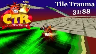 Crash Team Racing - Tile Trauma [Time Trial] (31:88)