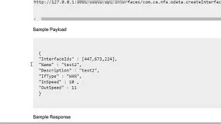 Create Aggregation with NFA Odata API