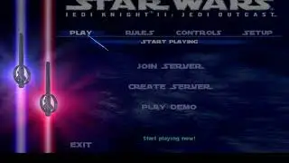 Star Wars Jedi Outcast played at fullscreen 1920x1080p with fix