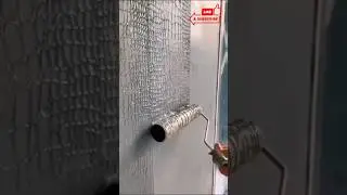 Texture roller wall texture roller leather finish. #wall #texture #leather